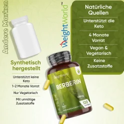 Berberin Hochdosiert|WeightWorld Clearance