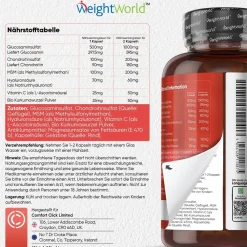 Glucosamin Chondroitin MSM|WeightWorld Online