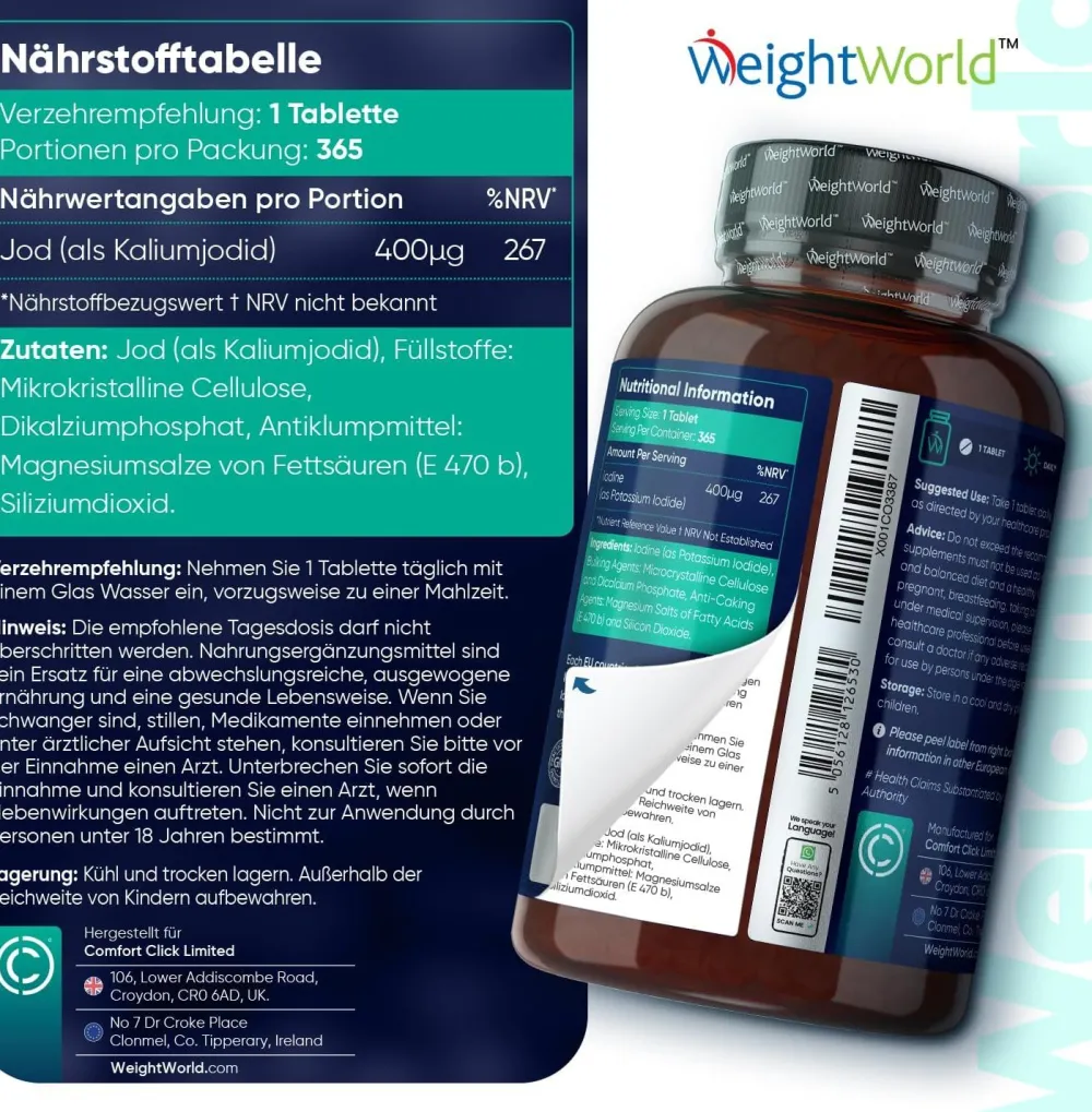 Jod Kaliumjodid Tabletten>WeightWorld Hot