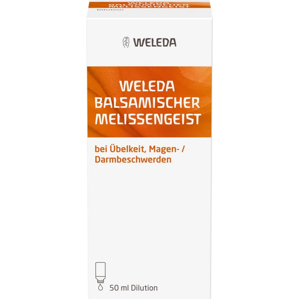 Balsamischer Melissengeist - hilft bei Kreislaufproblemen, Übelkeit, Erbrechen, Bauchschmerzen & Zahnschmerzen>WELEDA Clearance