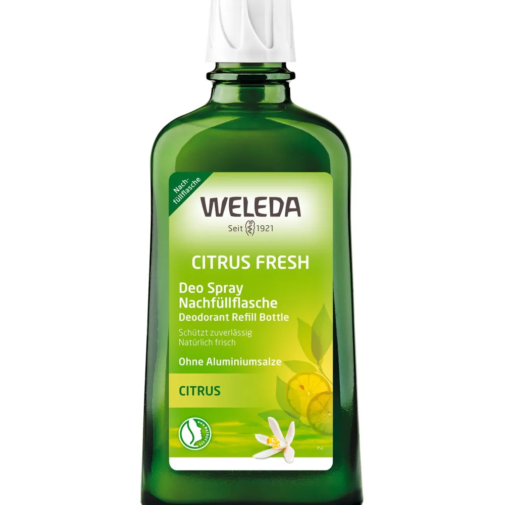 Deo Spray Citrus Fresh - zuverlässige, natürliche Wirkung ohne Aluminiumsalze|WELEDA Hot