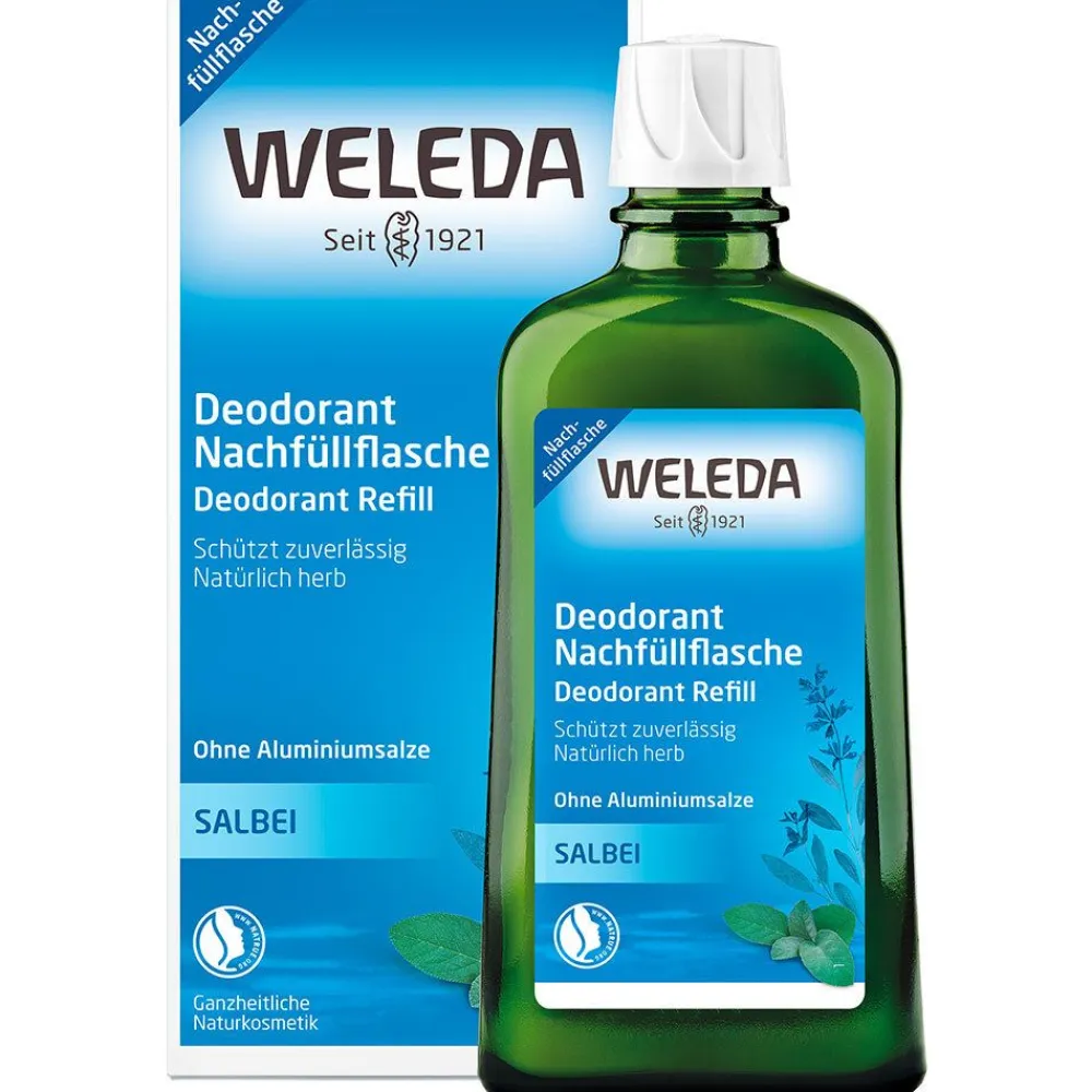 Deo Spray Nachfüllflasche Salbei - zuverlässige & natürliche Wirkung ohne Aluminiumsalze|WELEDA Outlet