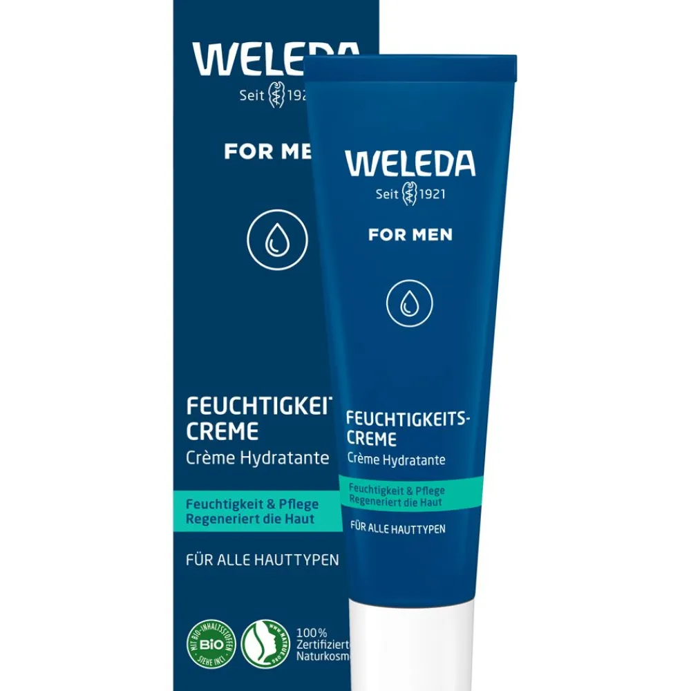 Feuchtigkeitscreme for Men - hautberuhigende, leichte Pflege erfrischt und zieht sofort ein>WELEDA Clearance