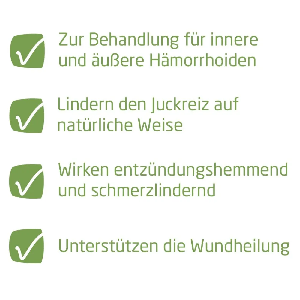 Hämorrhoidalzäpfchen zur schmerz- und juckreizlindernden Behandlung von Hämorrhoiden|WELEDA Outlet