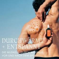 Massageöl Arnika - die Massge ist durchblutungsfördernd, durchwärmt und lockert Muskeln><noscript><img width=