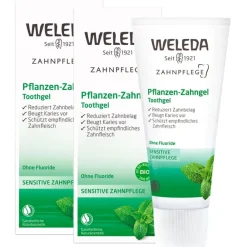 Pflanzen-Zahngel -  reinigt die Zähne gründlich und schonend für empfindliche Zähne und Zahnfleisch|WELEDA New