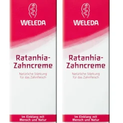 Ratanhia-Zahncreme  - für langanhaltend frischen Atem, entfernt Plaque & schützt so vor Karies|WELEDA Hot