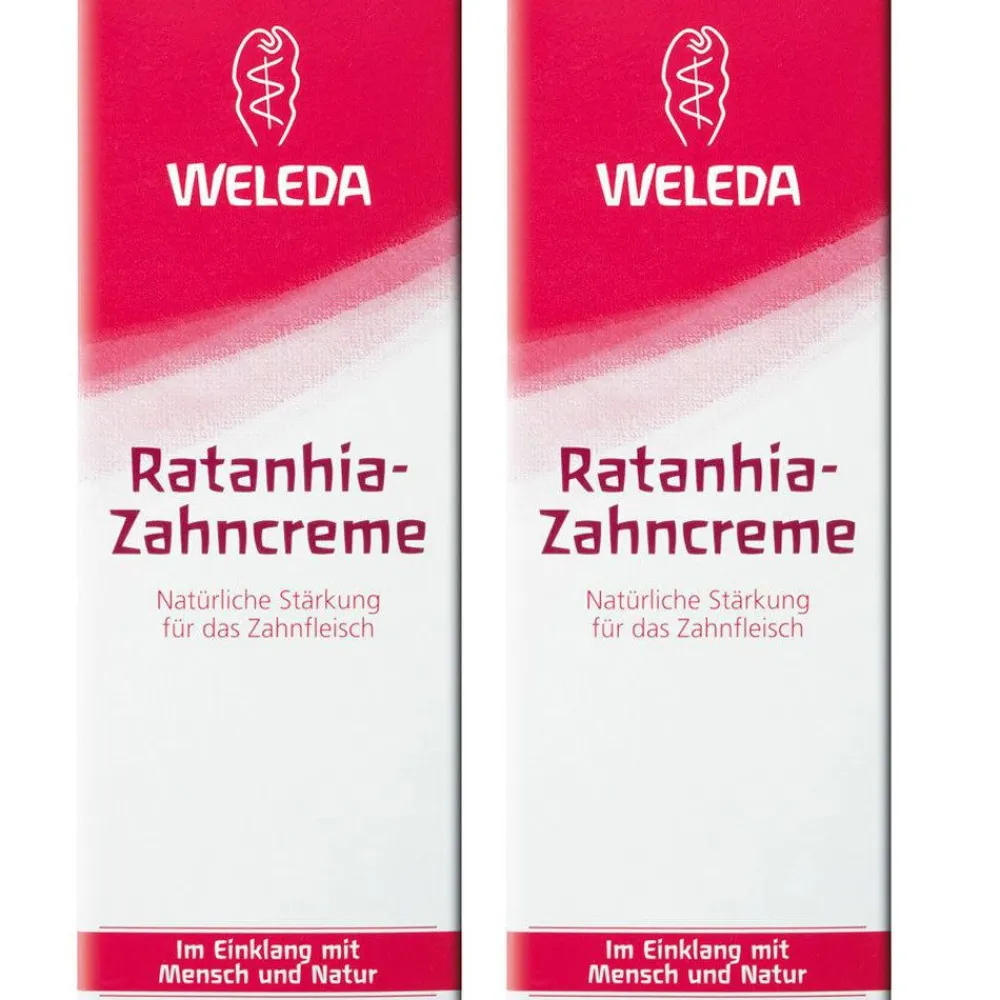 Ratanhia-Zahncreme - für langanhaltend frischen Atem, entfernt Plaque & schützt so vor Karies|WELEDA Hot