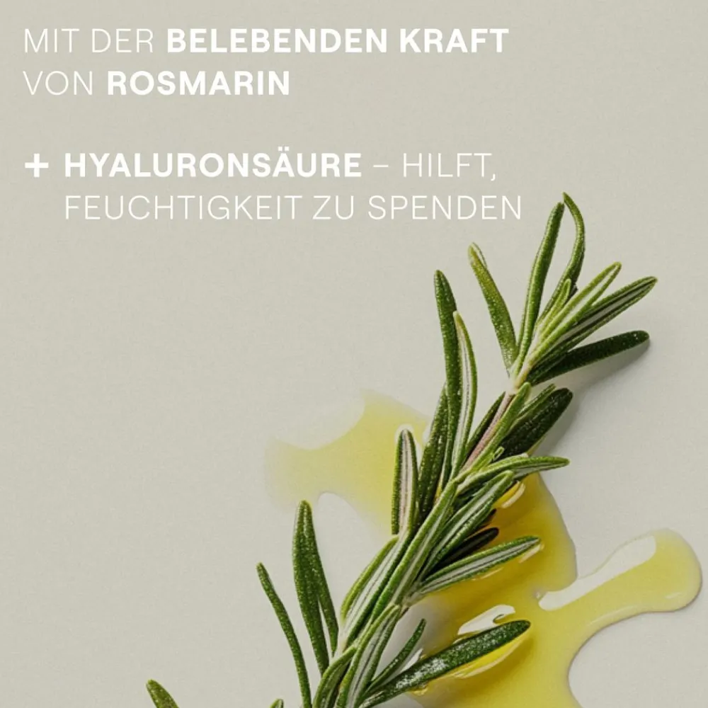 Rosmarin Shampoo - ohne Silikone, mit Hyaluronsäure & Bio-Rosmarinöl für Volumen & Pflege|WELEDA Hot