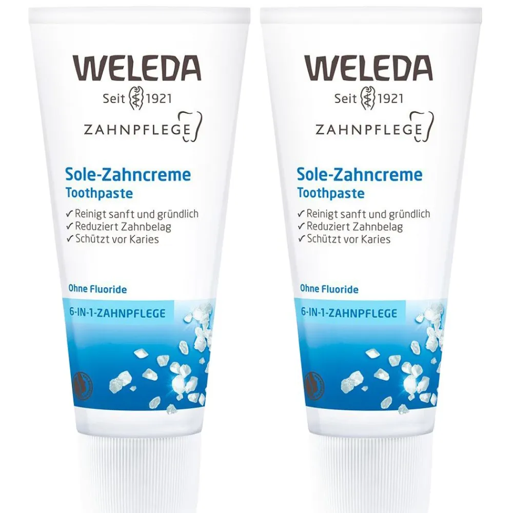 Sole-Zahncreme - reinigt sanft und gründlich, reduziert Zahnbelag und schützt vor Karies>WELEDA Sale