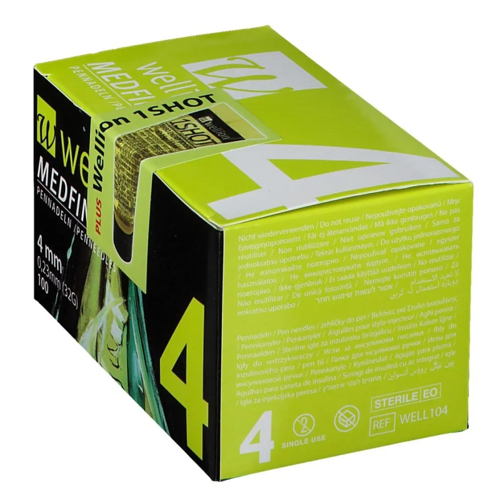 MEDFINE plus Pen-Nadeln 4 mm|wellion Sale