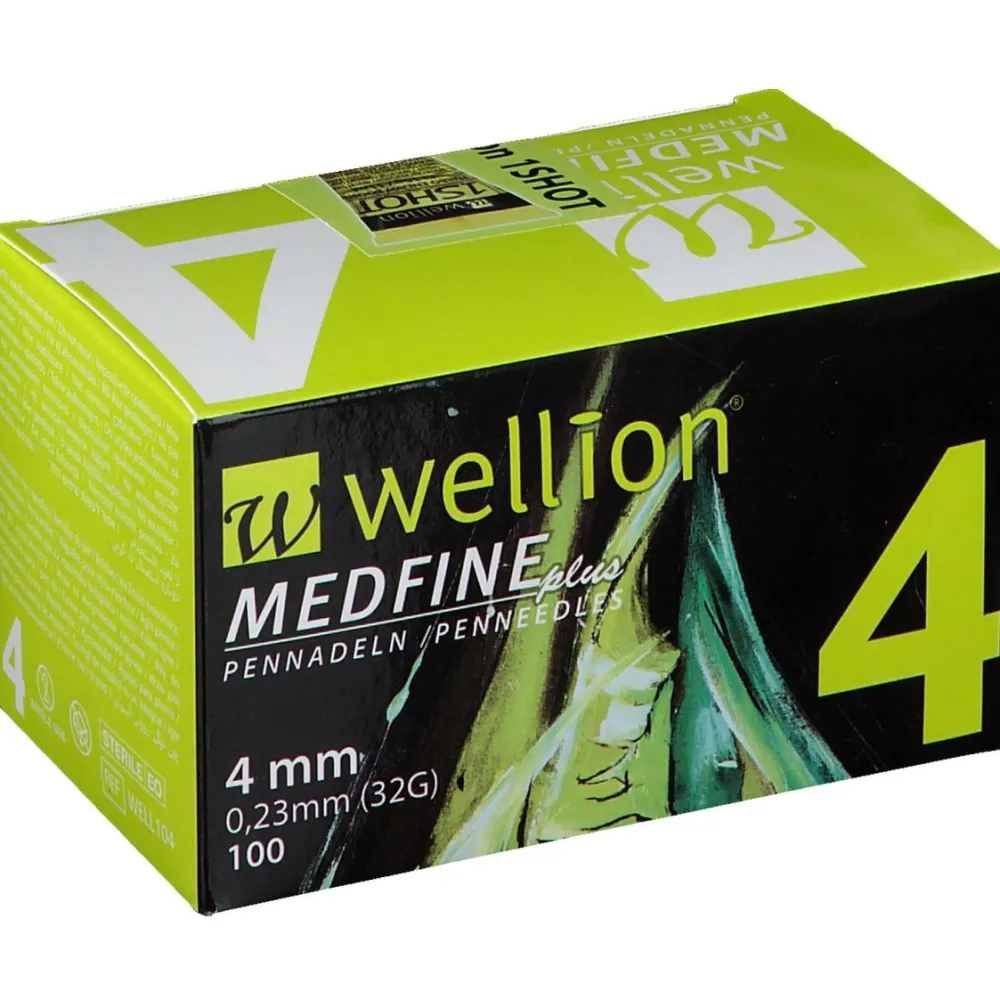 MEDFINE plus Pen-Nadeln 4 mm|wellion Sale