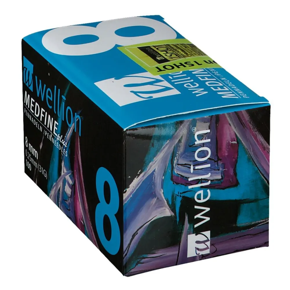 MEDFINE plus Pen-Nadeln 8 mm|wellion