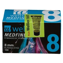 MEDFINE plus Pen-Nadeln 8 mm|wellion
