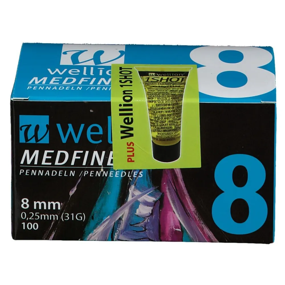 MEDFINE plus Pen-Nadeln 8 mm|wellion