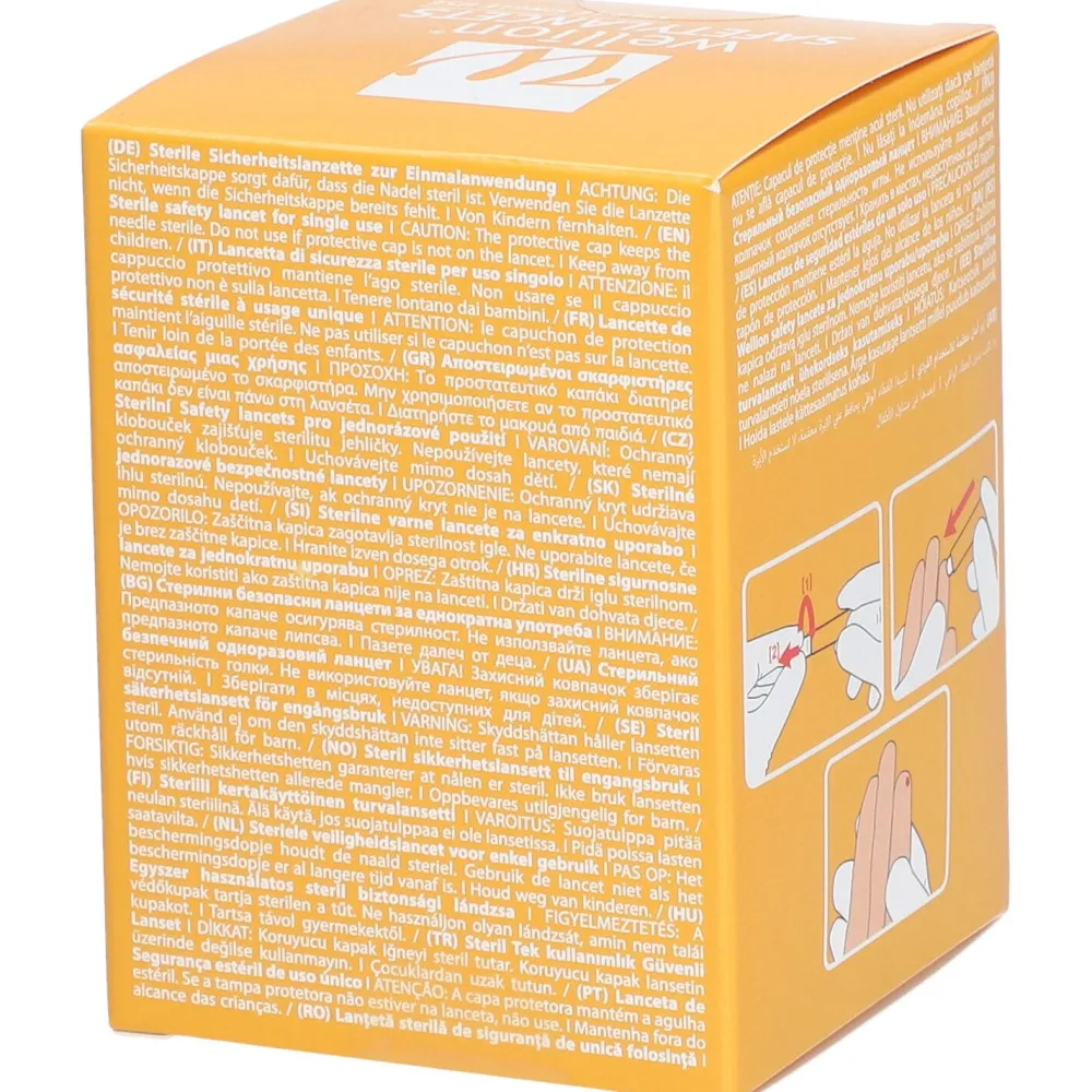 Safetylancets 28 G 1,5 mm>wellion Best