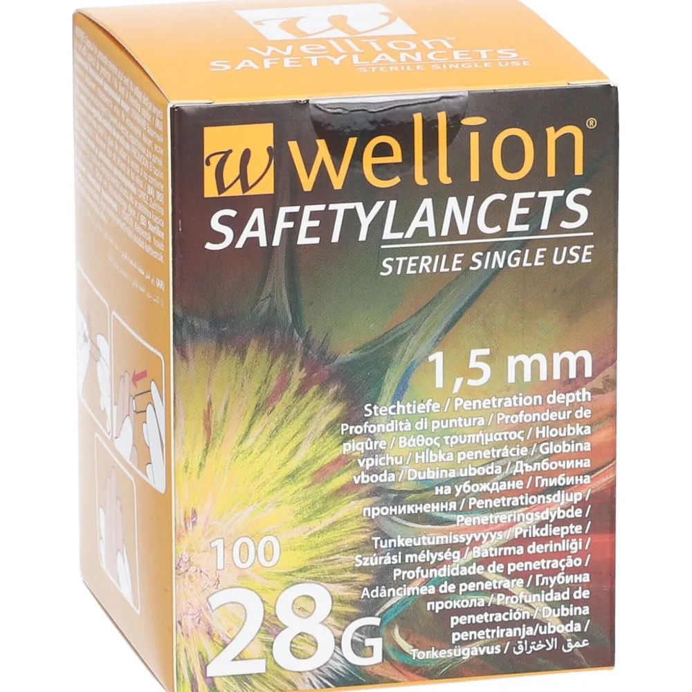 Safetylancets 28 G 1,5 mm>wellion Best