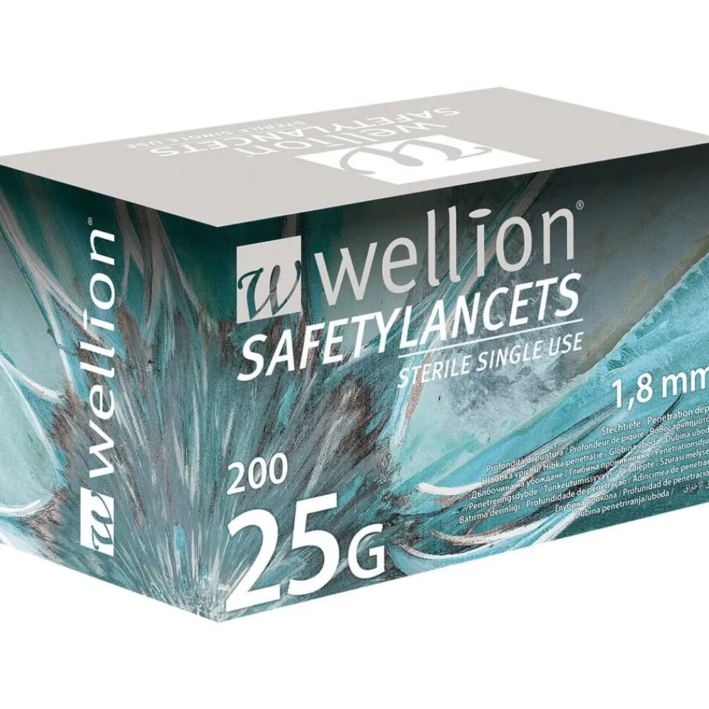 Safetylancets 25 G 1,8 mm|wellion New