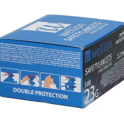 ® Safetylancets steril 2,2 mm 23 G>wellion Best