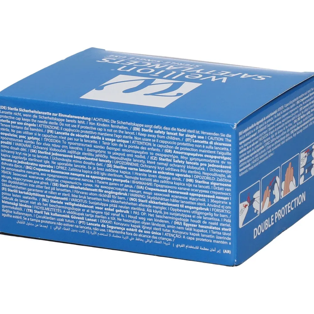 ® Safetylancets steril 2,2 mm 23 G>wellion Best