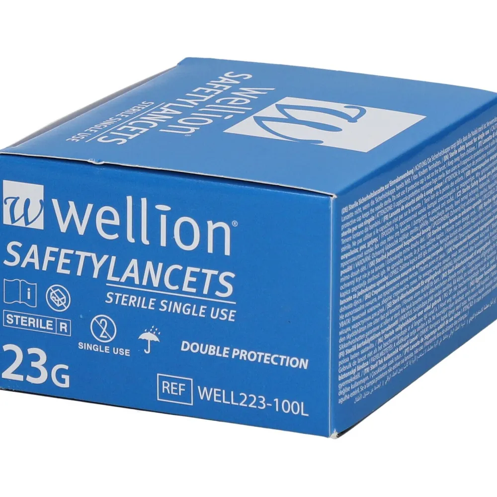 ® Safetylancets steril 2,2 mm 23 G>wellion Best