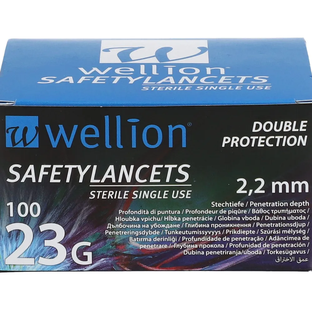 ® Safetylancets steril 2,2 mm 23 G>wellion Best