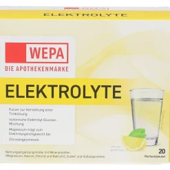 WEPA Elektrolyte Pulver Zitrone in Beuteln| Outlet