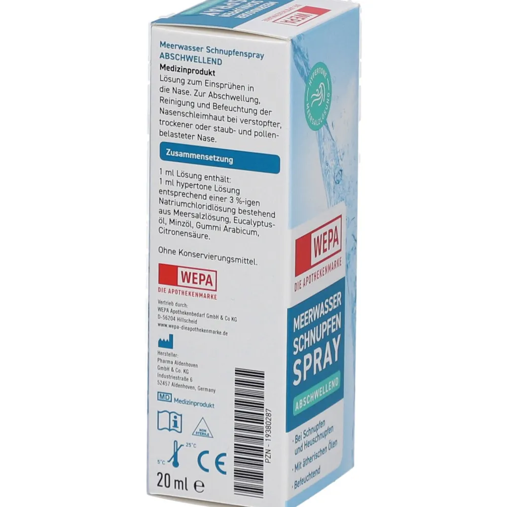 WEPA Meerwasser Schnupfenspray abschwellend> Hot