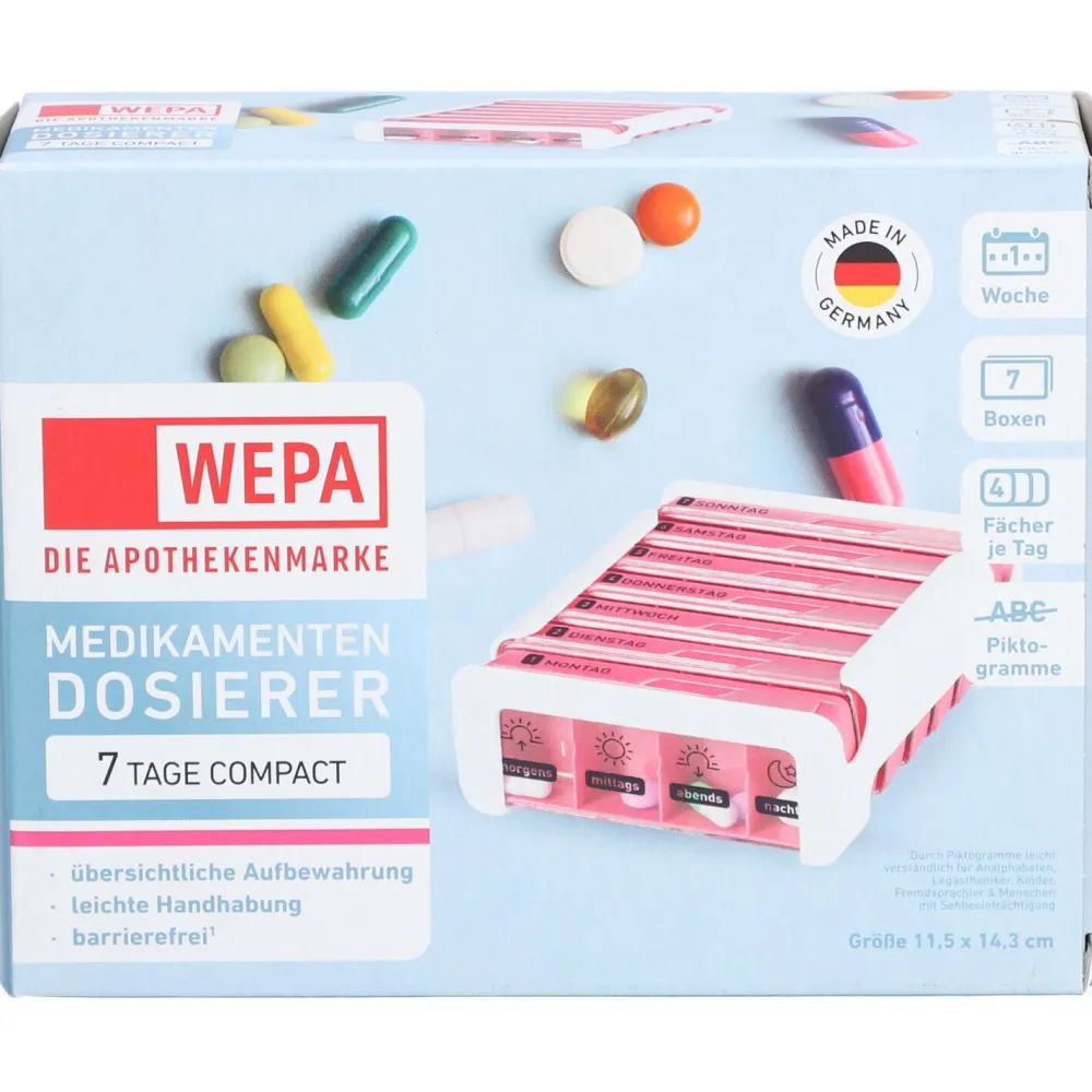 WEPA 7 Tage Compact Wochenmagazin weiß/pink> Discount