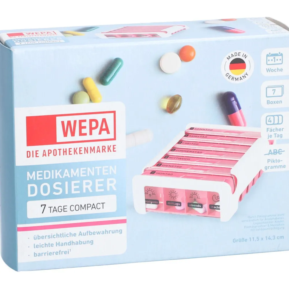 WEPA 7 Tage Compact Wochenmagazin weiß/pink> Discount