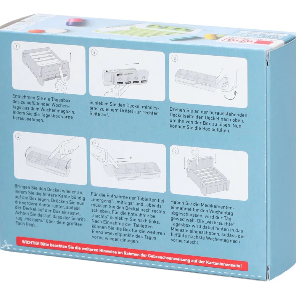 WEPA 7 Tage Compact Wochenmagazin weiß/grün| Hot