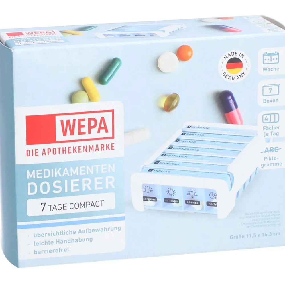 WEPA 7 Tage Compact Wochenmagazin weiß/blau> Outlet