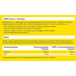 WEPA Vitamin C+Zink Kapseln| New