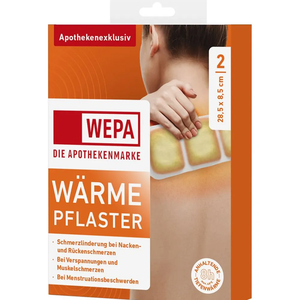 Wärmepflaster bei Nacken- & Rückenschmerzen 28,5 x 8,5 cm|Wepa Outlet