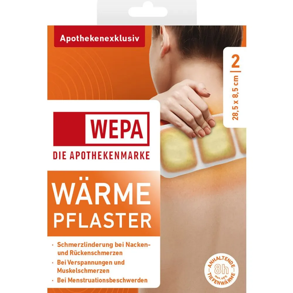Wärmepflaster bei Nacken- & Rückenschmerzen 28,5 x 8,5 cm|Wepa Outlet
