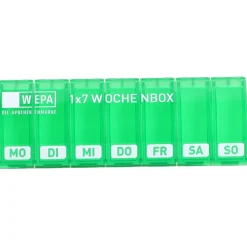WEPA 1x7 Wochenbox farbig sortiert/UV-Schutz+| Discount