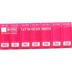 WEPA 1x7 Wochenbox pink/UV-Schutz+> Hot