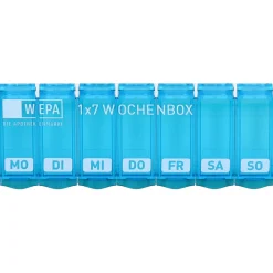 WEPA 1x7 Wochenbox türkis/UV-Schutz+> Hot
