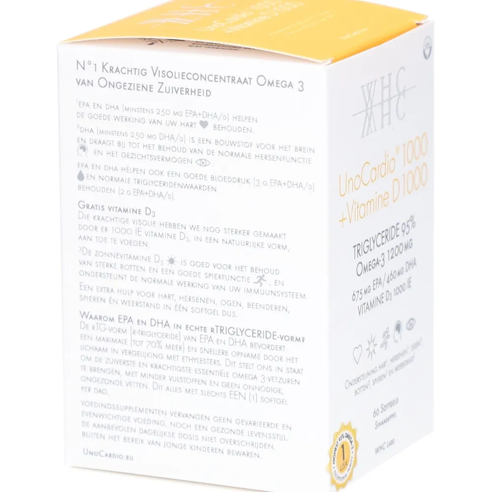 WHC UnoCardio® 1000 + Vitamin D 1000| Discount