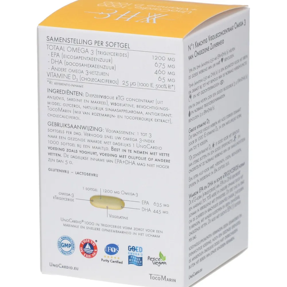 WHC UnoCardio® 1000 + Vitamin D 1000| Discount
