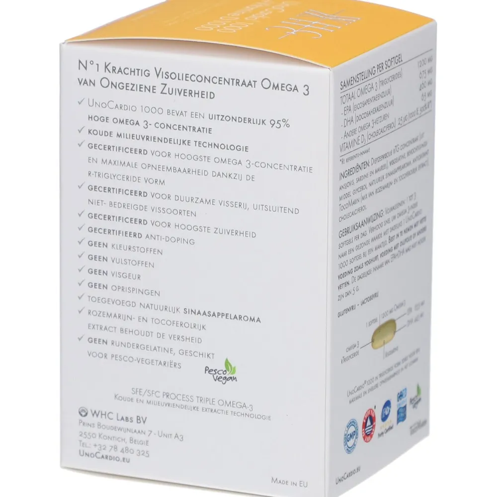 WHC UnoCardio® 1000 + Vitamin D 1000| Discount