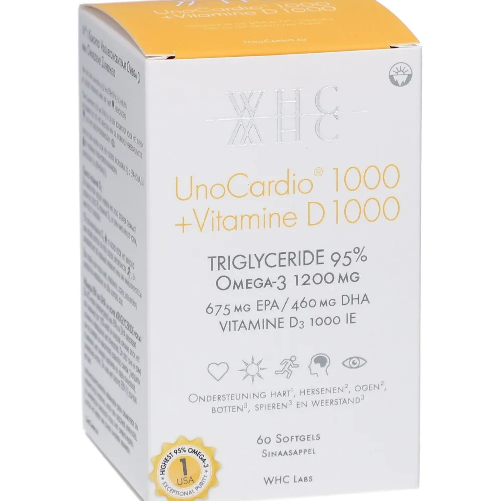 WHC UnoCardio® 1000 + Vitamin D 1000| Discount