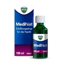 MediNait Erkältungssirup zur Linderung von 6 Erkältungssymptomen|WICK