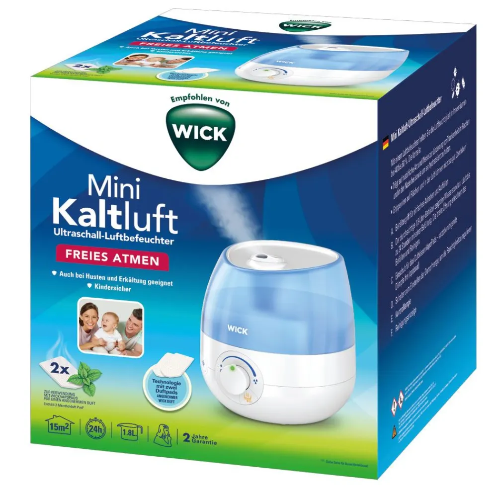WICK Mini Kaltluft Freies Atmen Ultraschall-Luftbefeuchter| Hot