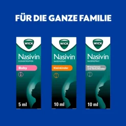WICK Nasenspray Kleinkinder ohne Konservierungsstoffe, von 1 bis 6 Jahren|Nasivin Outlet