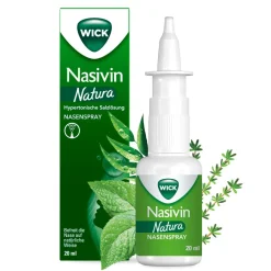 WICK Natura Nasenspray, abschwellendes Nasenspray>Nasivin New