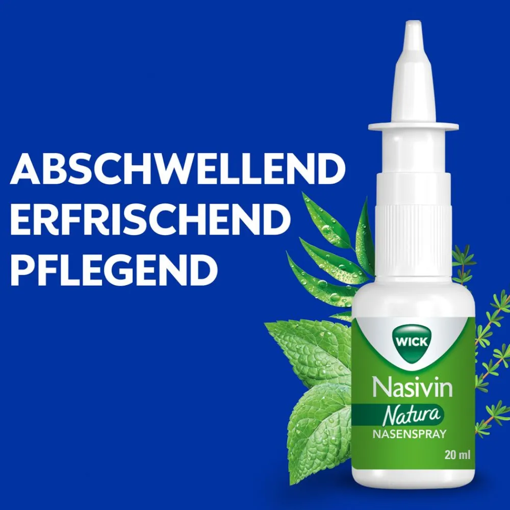WICK Natura Nasenspray, abschwellendes Nasenspray>Nasivin New