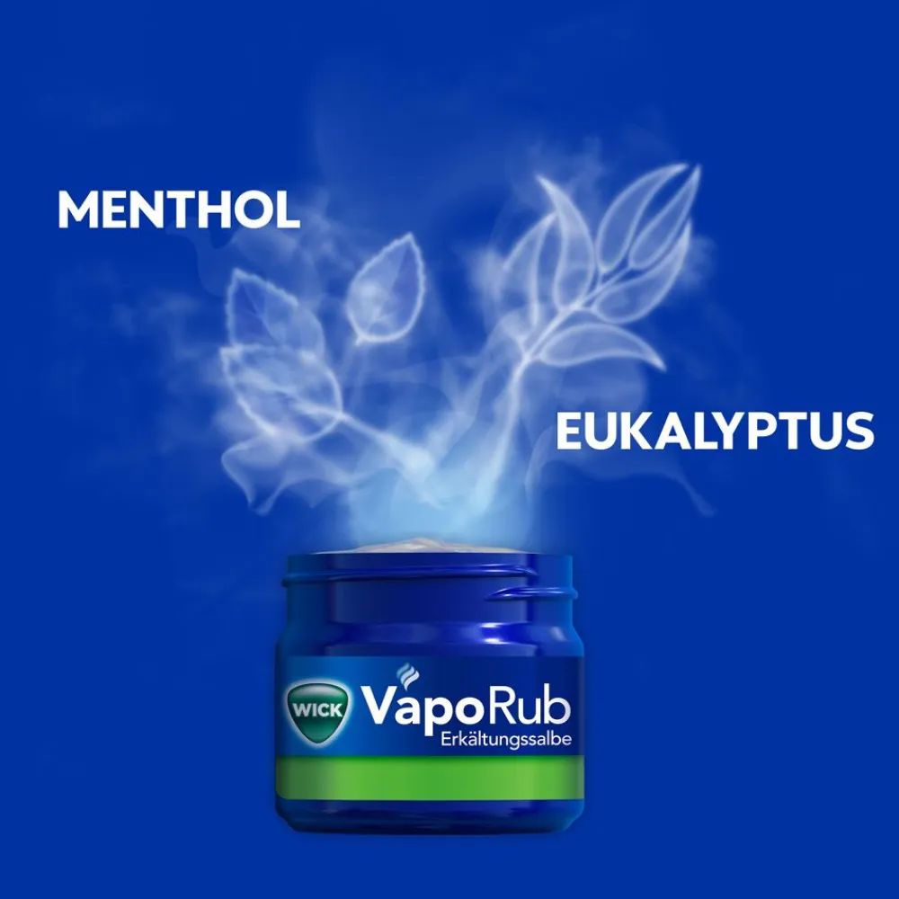 VapoRub Erkältungssalbe, Linderung von 4 Erkältungssymptomen>WICK Online