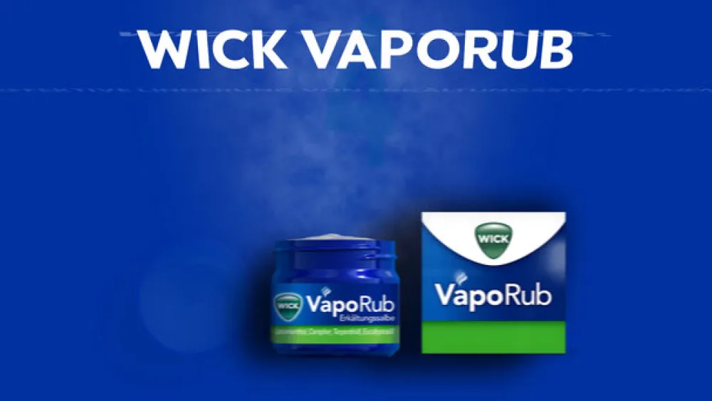 VapoRub Erkältungssalbe, Linderung von 4 Erkältungssymptomen>WICK Online