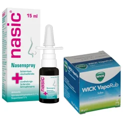 VapoRub + Nasic® Nasenspray>WICK Discount